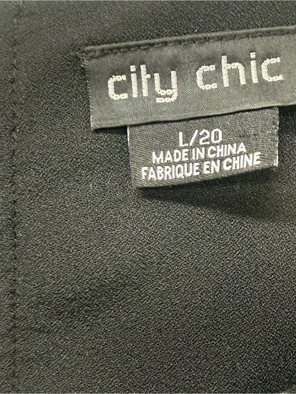 City Chic Black Multi Sleeveless Belted Misty Floral Fit-and-Flare Dress, L/20 - Picture 11 of 13